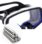 Adult mask snorkeling tempered glass mirror