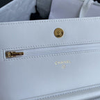 Chanel Wallet on chain Woc white