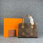 LV ONTHEGO GM  GIANT REVERSE BROWN