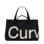 Curves Knit Tote (Lemongrass)