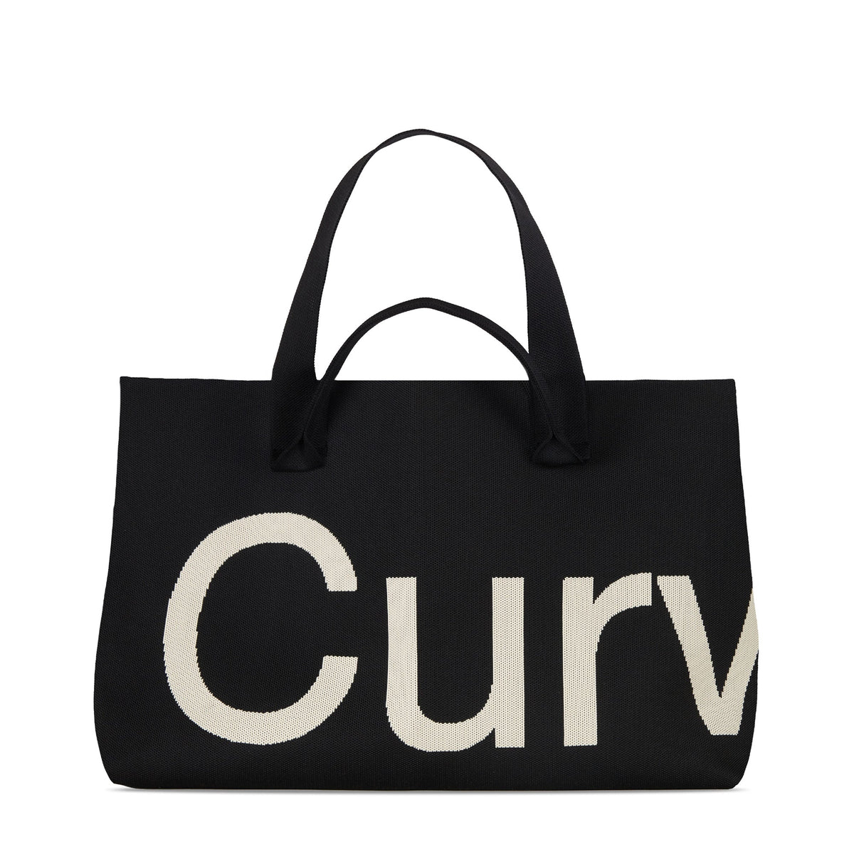 Curves Knit Tote (Lemongrass)