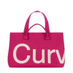 Curves Knit Tote (Lemongrass)