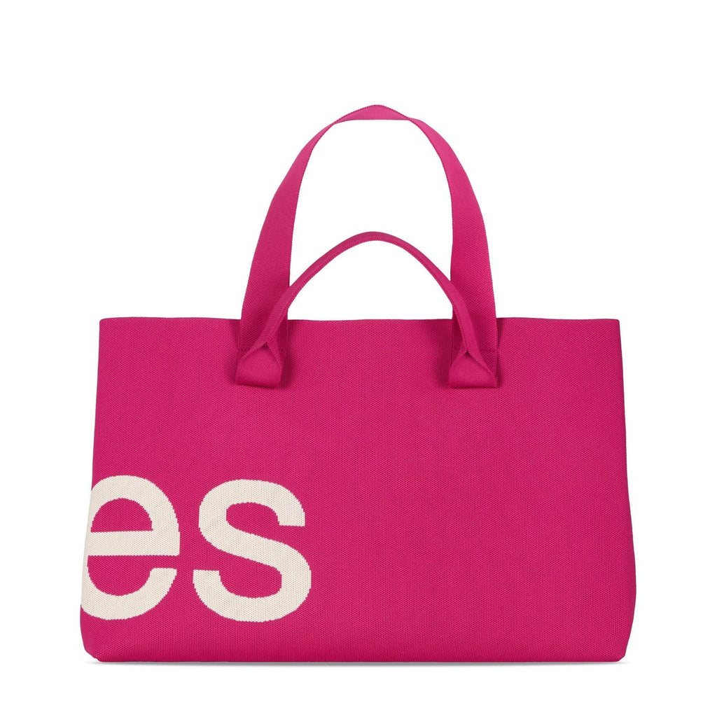 Curves Knit Tote (Lemongrass)