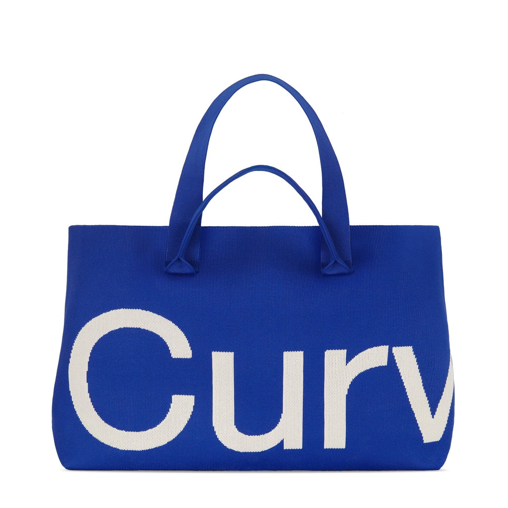 Curves Knit Tote (Lemongrass)