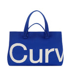 Curves Knit Tote (Lemongrass)