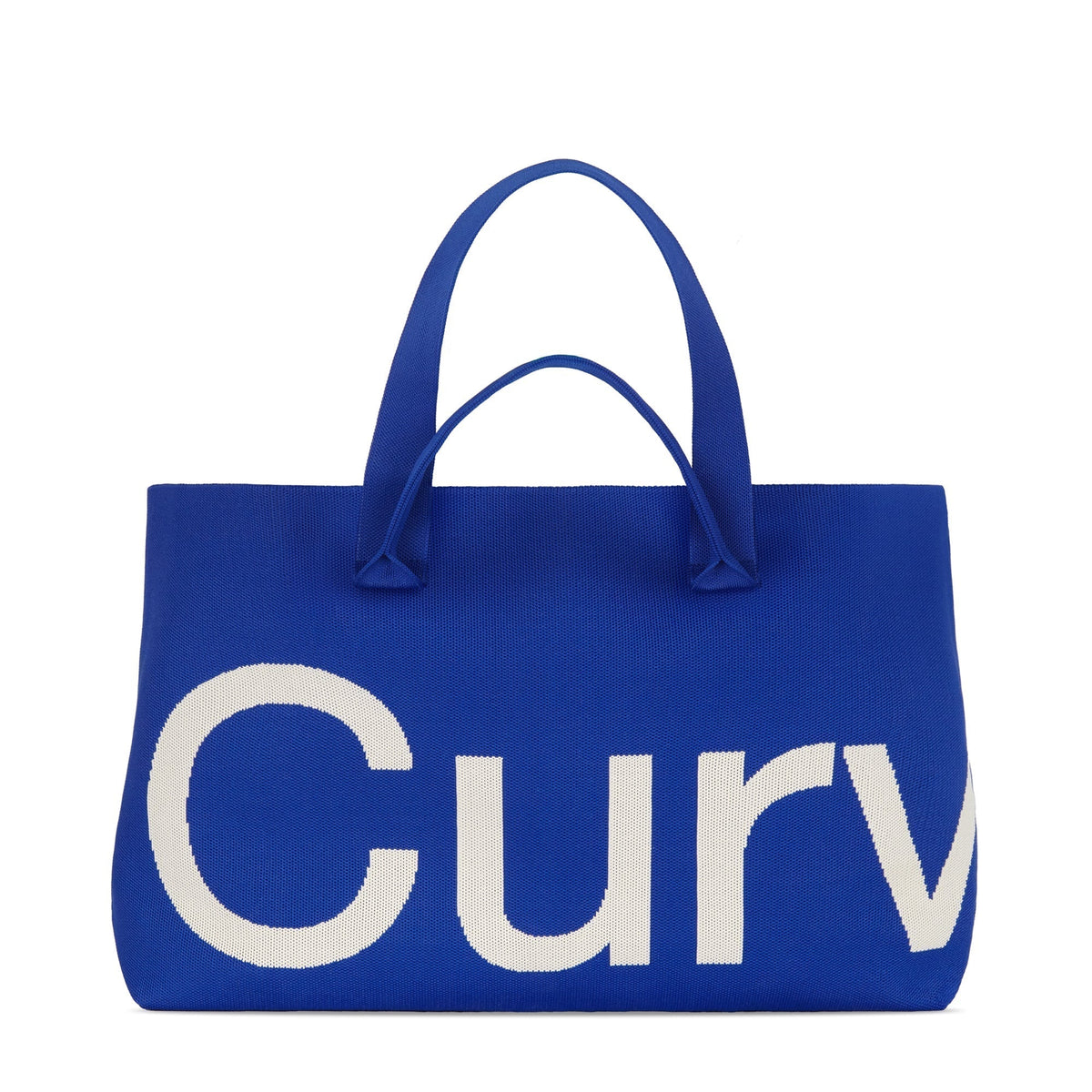 Curves Knit Tote (Lemongrass)
