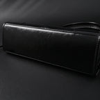 Prada Cleo Black Patent Leather Shoulder Bag with Gold Hardware