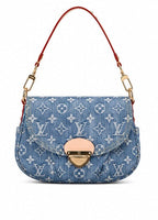 LV Pleaty Denim Shoulder Bag