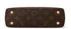 LV Mini Monogram Top Handle Satchel – Brown/Red