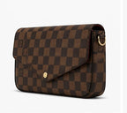 LV Pochette Félicie Shoulder Bag-Damier