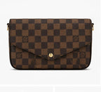 LV Pochette Félicie Shoulder Bag-Damier