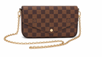 LV Pochette Félicie Shoulder Bag-Damier