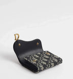 DIOR Saddle Lotus Wallet