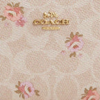 Coach Snap Wallet Floral Print