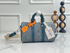 LV 25 Denim Handbag