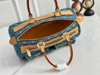 LV Boston Denim Handbag